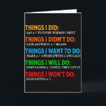 Carte Funny 67 Six Seven 6 7 Meme Things Want To Do 6-7<br><div class="desc">Funny 67 Six Seven 6 7 Meme Things Want To Do 6-7 Boys Girls</div>