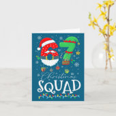Carte Funny 67 Six Seven Crew Meme Christmas Squad 6 7 S (Fleur jaune)