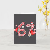 Carte Funny 67 Six Seven Meme Valentines Day Gen Alpha S (Fleur jaune)