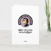 Carte Funny 67e anniversaire (Dos)