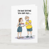 Carte Funny 68e anniversaire Salutation (Devant)