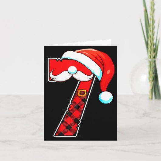 Carte Funny 6 7 Couples Christmas Costume Matching Outfi (Devant)