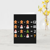 Carte Funny 6 7 Meme Christmas Order Of Operations Math  (Fleur jaune)