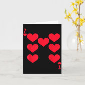 Carte Funny 6 7 Of Hearts Matching 67 Meme Couple Valent (Fleur jaune)