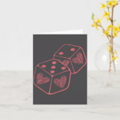 Carte Funny 6 7 Valentine Love Heart Playing Card Couple (Fleur jaune)