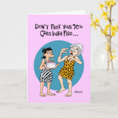 Carte Funny 70e anniversaire (Fleur jaune)