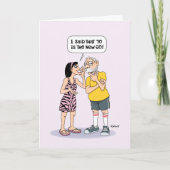 Carte Funny 70e anniversaire (Devant)