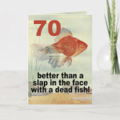Carte Funny 70e anniversaire (Devant)