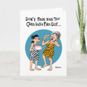 Carte Funny 71e anniversaire (Devant)