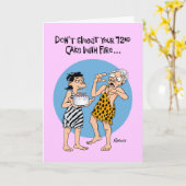 Carte Funny 72e anniversaire (Fleur jaune)