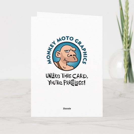 Carte Funny 74e anniversaire (Dos)