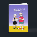 Carte Funny 75th Birthday Card<br><div class="desc">Funny 75th Birthday Greeting Card pour quelqu'un qui a 75 ans</div>