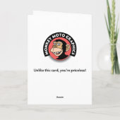 Carte Funny 79e anniversaire (Dos)