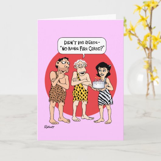 Carte Funny 79e anniversaire (Fleur jaune)