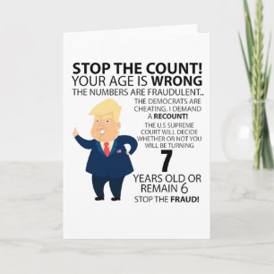 Carte Funny 7e année Anniversaire Présente Bonne année d