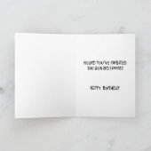 Carte Funny 80e anniversaire Félicitations (Intérieur)