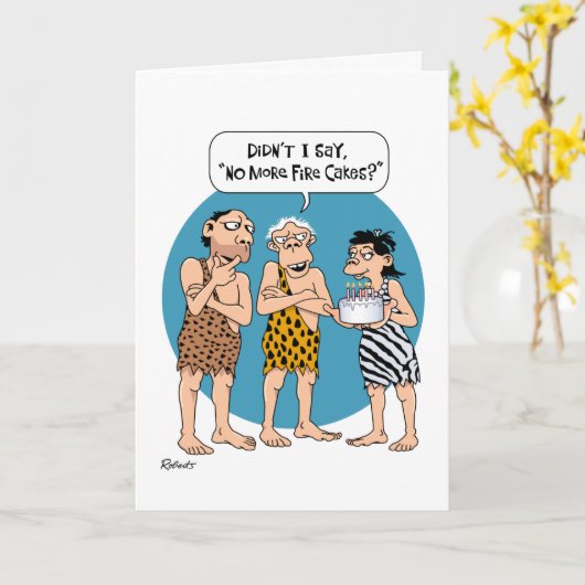 Carte Funny 83e anniversaire (Fleur jaune)