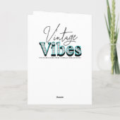 Carte Funny Aging Humor Birthday (Dos)