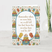 Carte Funny Aging Humor Birthday (Devant)