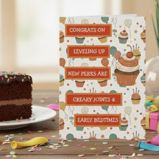 Carte Funny Aging Humor | Vintage Birthday