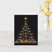 Carte Funny Airplanes Christmas Tree Graphic Air Planes  (Fleur jaune)