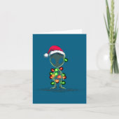 Carte Funny Alien Christmas Graphics Lights Lover Extrat (Devant)