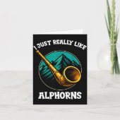 Carte Funny Alphorn (Devant)