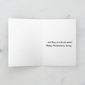 Carte Funny Anniversaire Card (Intérieur)