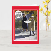 Carte Funny Anniversaire Card (Fleur jaune)