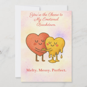 Carte Funny Anniversaire Card - Vous êtes mon fromage