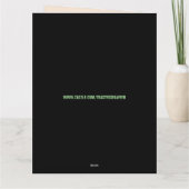 CARTE FUNNY ANNIVERSAIRE VIEUX HOMME JOKE GREETING CARD (Dos)