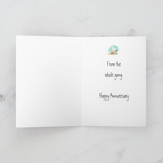 Carte Funny Anniversary, (Intérieur)