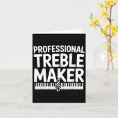 Carte Funny Ano Technician (Fleur jaune)