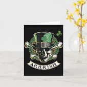 Carte Funny Arrish Irish Rate St Patricks Day Rate Men G (Fleur jaune)