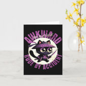 Carte Funny Awkward Nature Quote Rude By Accident Humor  (Fleur jaune)