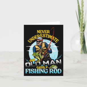 Carte Funny B Pêche Anniversaire Tee - Fête des pères Ol
