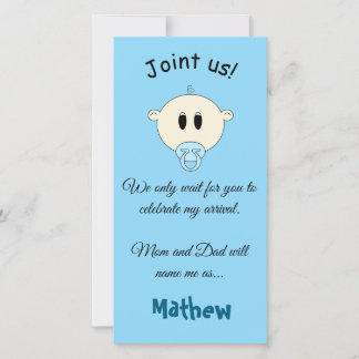Carte Funny Baby Shower