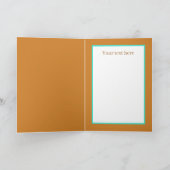 Carte Funny baby stuffed add message  (Intérieur)