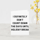 Carte Funny Back To School Teacher Outfit I Definitely D (Fleur jaune)