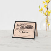 Carte Funny Bad Dad blagues Award (Fleur jaune)