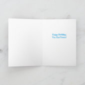 Carte Funny Baked Potato Dog birthday card (Intérieur)
