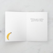 Carte Funny Banana Fête des pères Card (Intérieur)