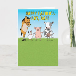 Carte Funny Barn Animals