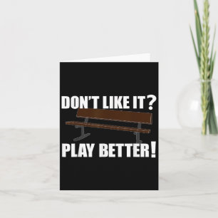 Carte Funny Basketball Coach Cadeau Motivation dure