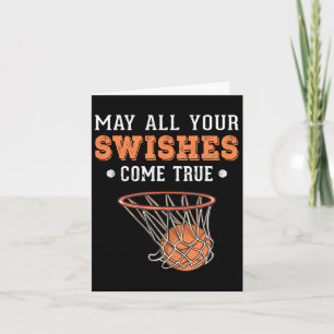 Carte Funny Basketball Puns 3 Points Garçons Filles Noël