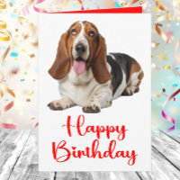 Funny Basset Hound Anniversaire Amoureux de les ch