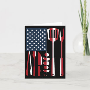 Carte Funny Bbq Smoker Grilling Tools Rbecue American Fl