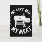 Carte Funny Bbq T Reverse Flow Smoker Accessory Dad Gril (Devant)