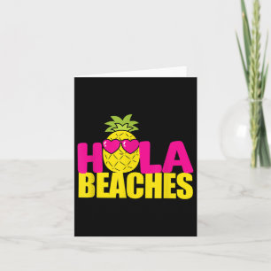 Carte Funny Beach Vacances été Ananas T Cruise Hol