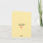 Carte Funny Bearded Chicken Head Close-Up  (Dos)